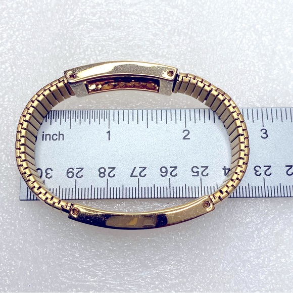 JUICY COUTURE Gold Tone Stretch Bracelet - Picture 7 of 8
